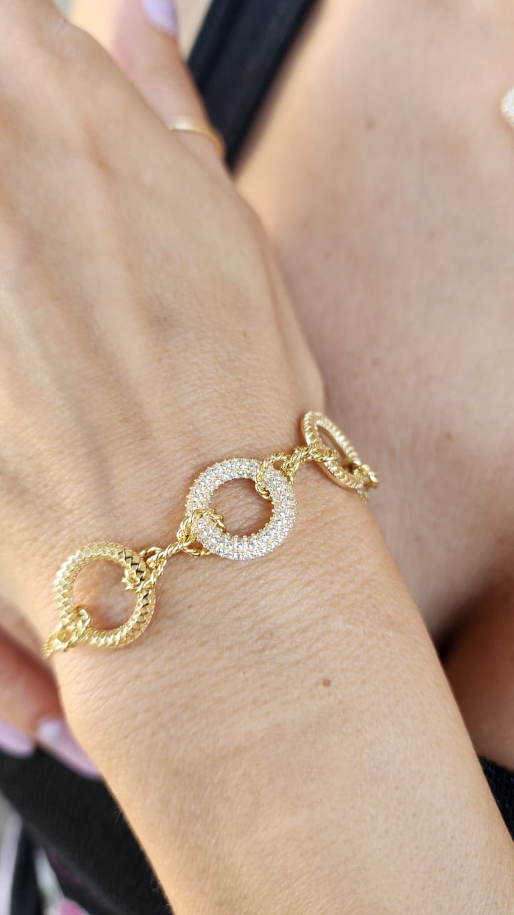 Chaplet & Co Rhombus Elegance - Bracelet Circles