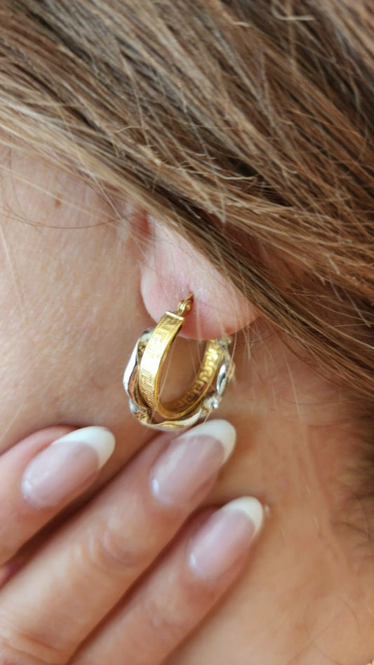 Gold Earring 18 ct. اقراط 18 قيراط